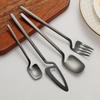 4Pcs Stainless Steel Tableware Set with Ergonomic Handle Design Rust Corrosion Resistant Cutlery Set Mirror Polished Flatware Set
