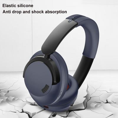 Silicone Case Cover Anti-Scratch Protective Sleeve Earpad Case Cover/Ear Cups Cover/Headband Cover for 1MORE SonoFlow Headphones