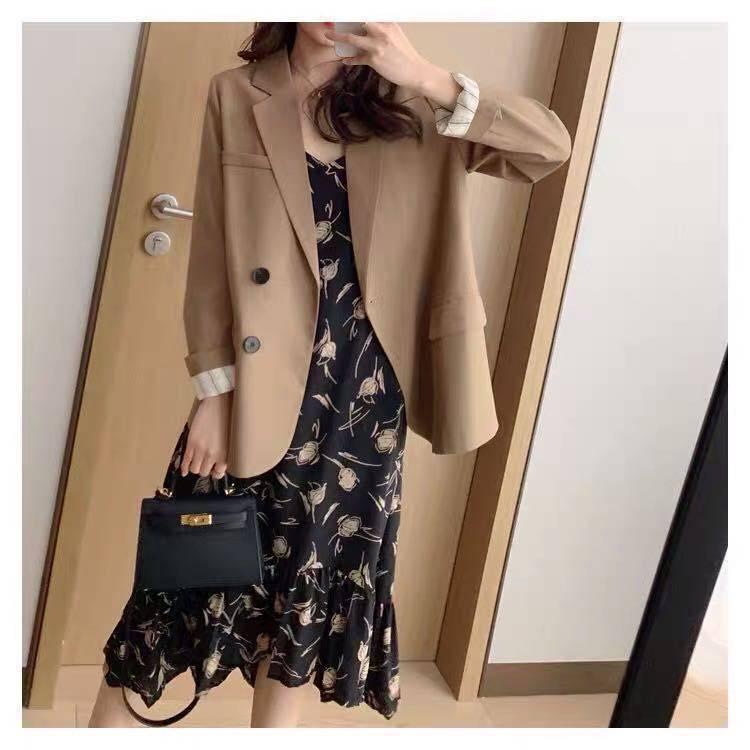 2025 Spring Korean Style High-End Short Blazer for Women