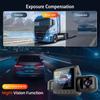 4-Channel 360 Degree Dash Cam For Cars WIFI APP Car DVR 1080P 4 Camera Lens Video Driver Recorder Rear View Camera Black Box