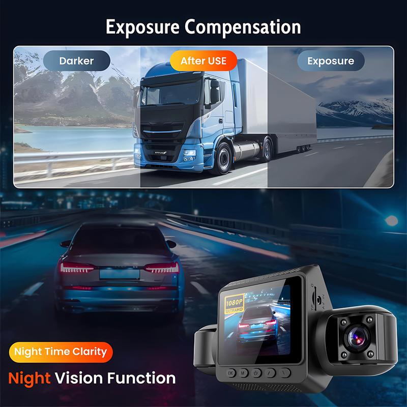 4-Channel 360 Degree Dash Cam For Cars WIFI APP Car DVR 1080P 4 Camera Lens Video Driver Recorder Rear View Camera Black Box