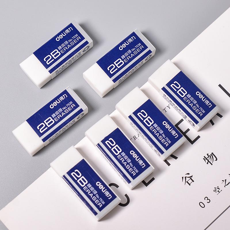 1 Pcs Soft Rubber 2b Pencil Eraser Student Art Sketch Painting Correction Supplies School Exam Writing Eraser Stationery