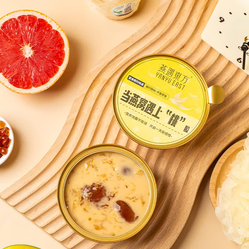 Yan Yu Dong Fang Frische Vogelnester & Pfirsichgummi Dessertschalen