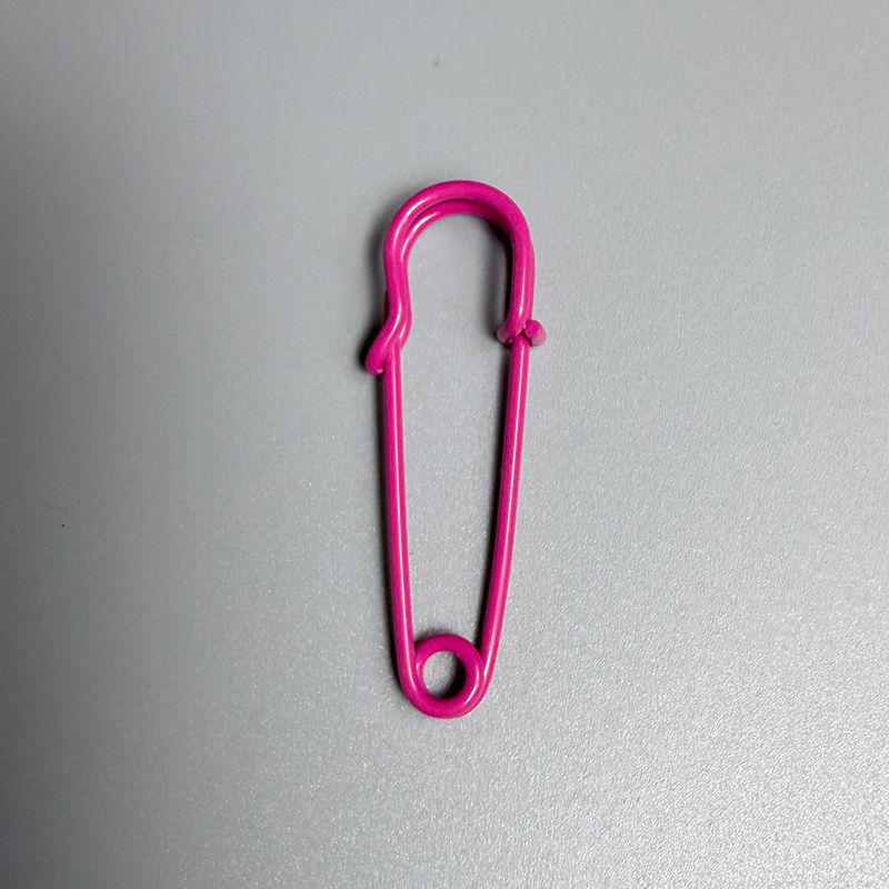 Colorful DIY Brooch Decoration: 75mm Safety Fixing Pin for Clothes