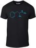 Blue Crystal Meth Molecule T-Shirt - Funny T Shirt Breaking Retro Drugs Bad DEA