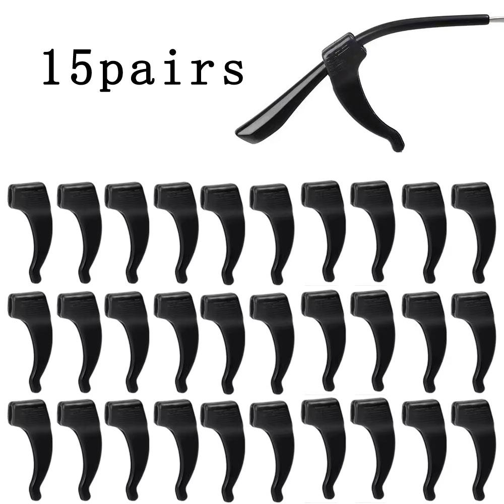 10/20/30/100pcs Anti-slip Silicone Ear Grip Glasses Eyeglasses Leg Ear Hook Stopper Bracket Fastener Accessories Temple Tip