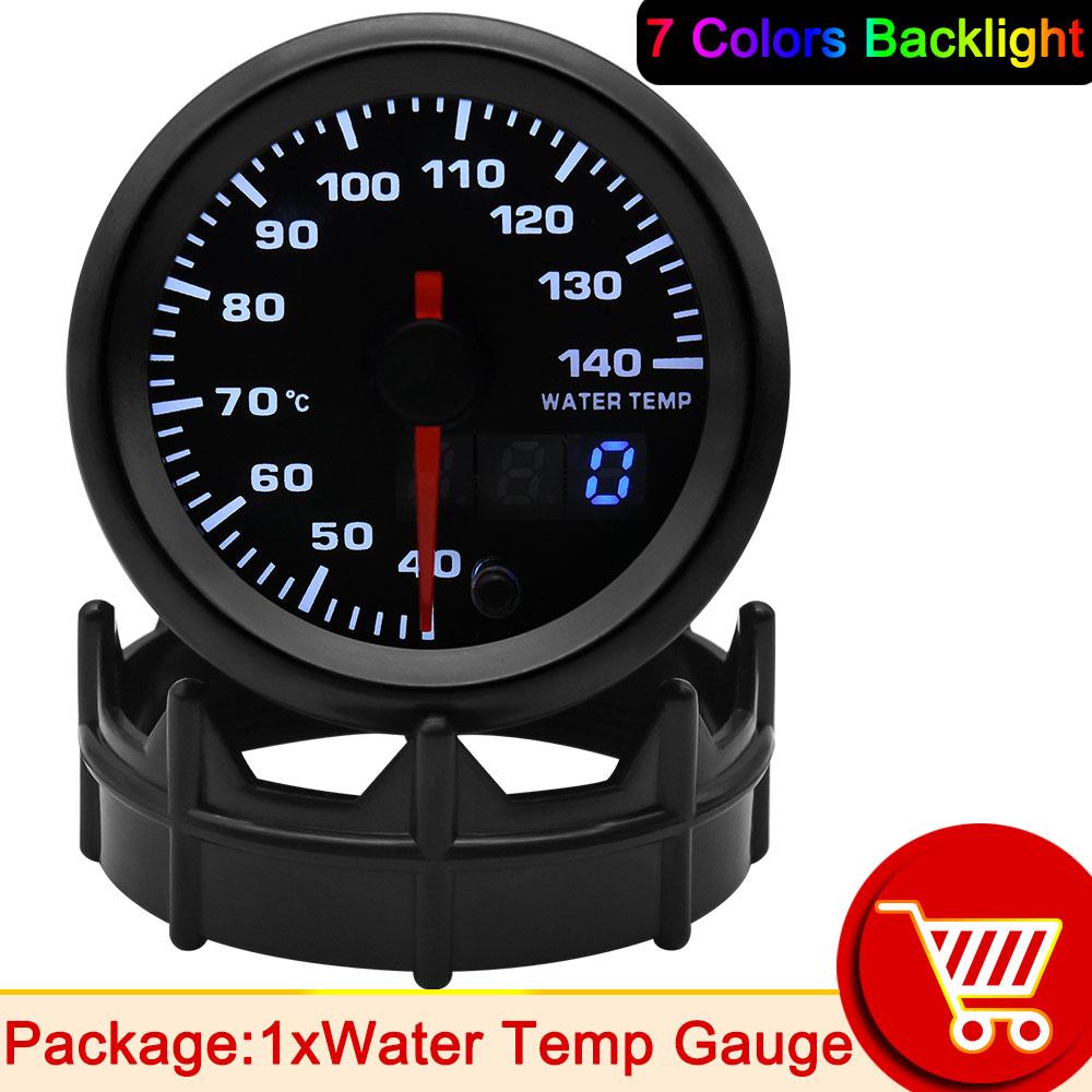 AD 52mm Boost Gauge 7 Colors LED Dual Display Water Temp Oil Temp Oil Pressure Voltmeter Air Fuel Ratio EGT Tachometer Car Gauge