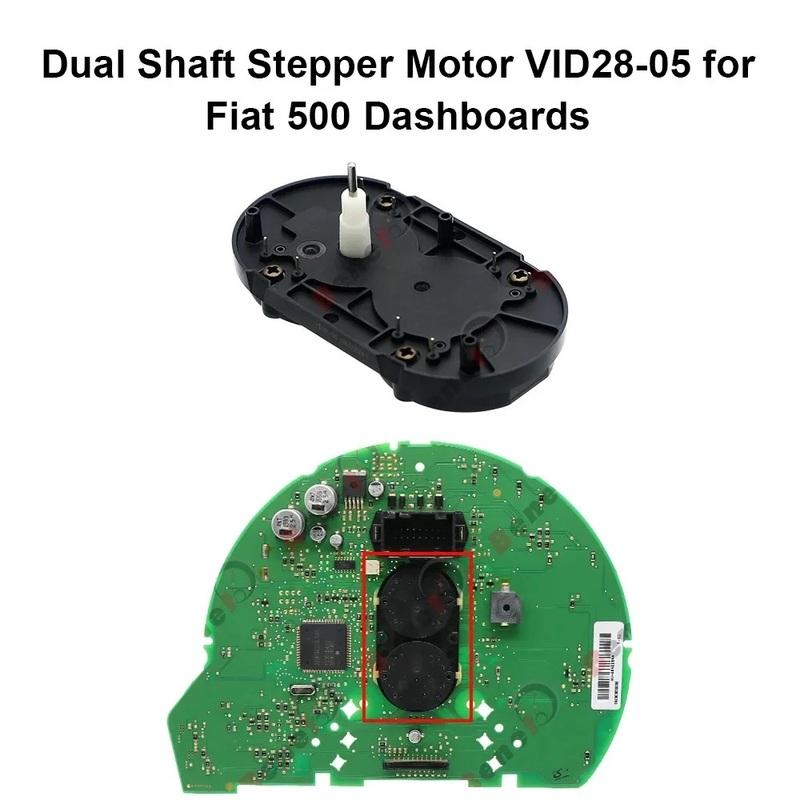Dual Shaft Stepper Motor VID28-05 for Fiat 500 Instrument Cluster