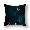 45x45cm Nordic Ins Abstract Gold Blue Marble Print Cushion Cover Sofa Office Seat Lumbar Pillow Cover Home Decoration