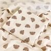 Cotton Muslin Cute Cartoon Printing Baby Swaddle Blanket Soft Breathable Newborn Baby Receiving Blanket For Infant Boys Girls