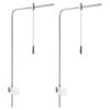 1Set Space Saving Adjustable Fish Tank Light Rack Premium Aluminum Alloy Construction Lamp Rack for Aquarium Lighting Fish Tank