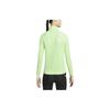 Nike Logo Zip-Up Running Casual Sports Stand Collar Long Sleeve T-Shirt Women Tops Green DM7569-345