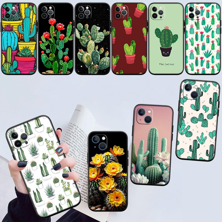 UP49 Aquarell-Kakteen Handyhülle für Samsung Galaxy S20 S21 S22 Ultra FE + Plus A21S A22 A24 A25 A26 A30 A30S A31