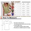 Fashion Women Color V-Neck Top Casual Breathable Shirt Pullover Top