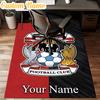 Custom Name Coventry City Crest Design Rug Office Rug Chair Mat Non Slip Carpet Rugs for Bedrooms Dining Room Living Room Home Decor gifts