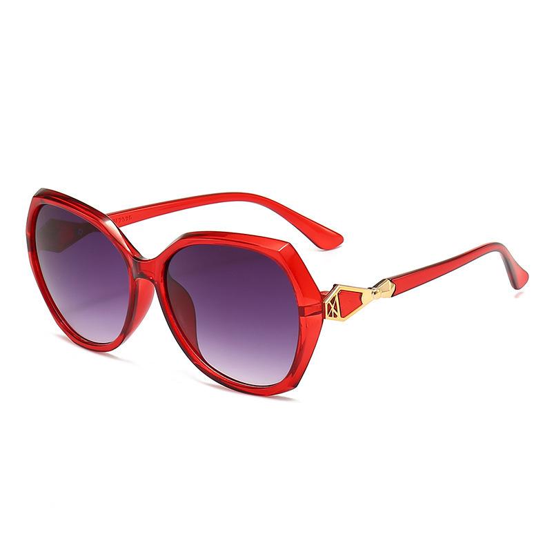 Sunglasses Women'S Sunglasses Korean High-End Sunshade Tide Ins Red Book Street Shot Retro
