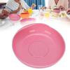 Elderly Care Spill Proof Plate with Suction Cup Base Disabled Non Slip Tableware Pink