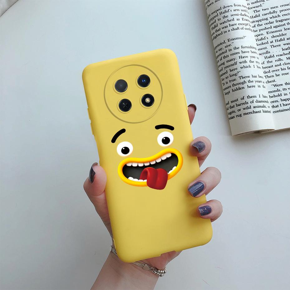 For Huawei Nova Y91 Case 2023 Cute Cat Cartoon Funda Soft Silicone Back Cover For Huawei NovaY91 Y 91 STG-LX1 STG-LX2 Phone Case
