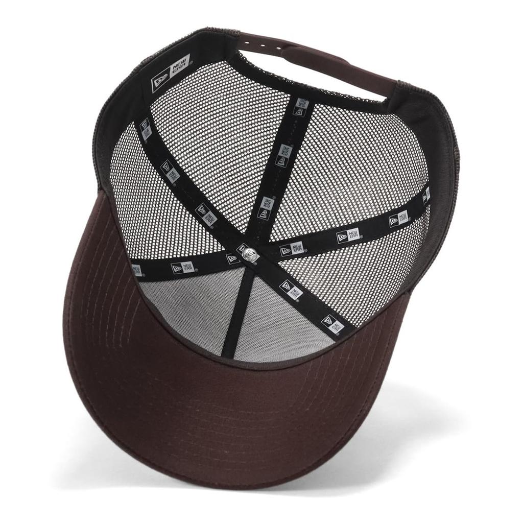 [New Era] New Era Mesh Cap 9FORTY A-Frame Trucker 14721094 N839AF173 Burntwood Brown FREE Tonal Color ONSPOTZ Exclusive Men's Women's Hat 9FORTY