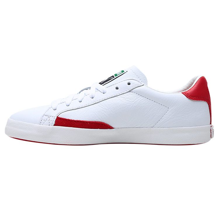 Puma Match Shock Absorbing Durable Low Top Sneakers Unisex Sneakers Red White 356165-18