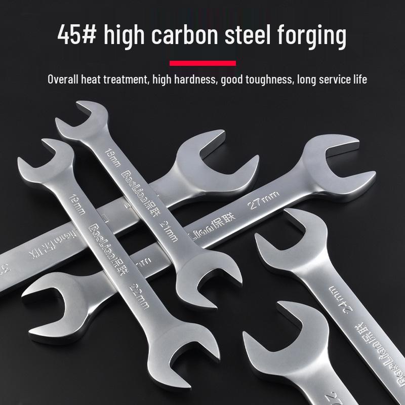 Ultra-Thin Double-Headed Dead Blow Open-End Wrench 8/10, No. 10, Small 14/17 Fork Board Fixing Tool
