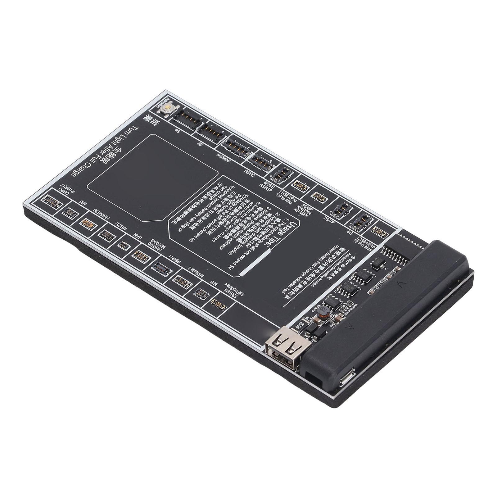 

Плата активації акумулятора Автоматична ідентифікація Відображення напруги струму Плата для тестування заряду акумулятора