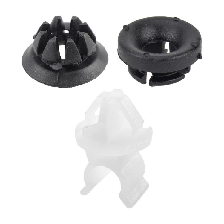 Car Hood Props Rod Clips Engine Bonnet Support Rack Holders DIYer Friendly 3Pieces Easy Install for Maintenance Safety
