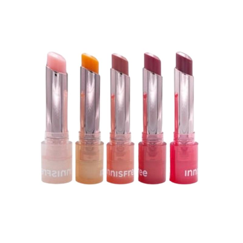 Innisfree Dewy Tint Lip Balm 3.2g | Hydrating Moisturizing Tinted Lip Care | Sheer Glow Lip Balm [5 Colors]