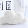 Cloud Throw Pillow Cute White 15In Long Short Plush Stuffed Pp Cotton Couch Pillow For Family Office Cafe