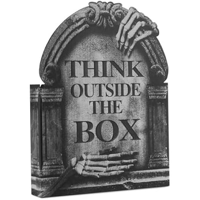 Pierre tombale en Carton - VIVING - 28 x 35 cm - Léger - Écologique - Accessoire funéraire