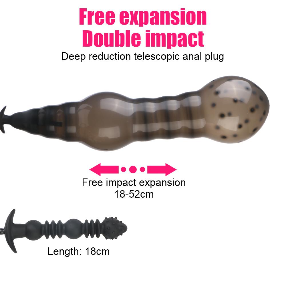 Spikes Aufblasbare Anal Perlen Für Frauen Vaginal Dilatator Männer Butt Plug Expander 18-52 cm Große Dildos Weibliche masturbator Sex Spielzeug