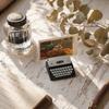 Retro Wooden Typewriter Memo Clip Vintage Desk Place Card Holder 1 Pc