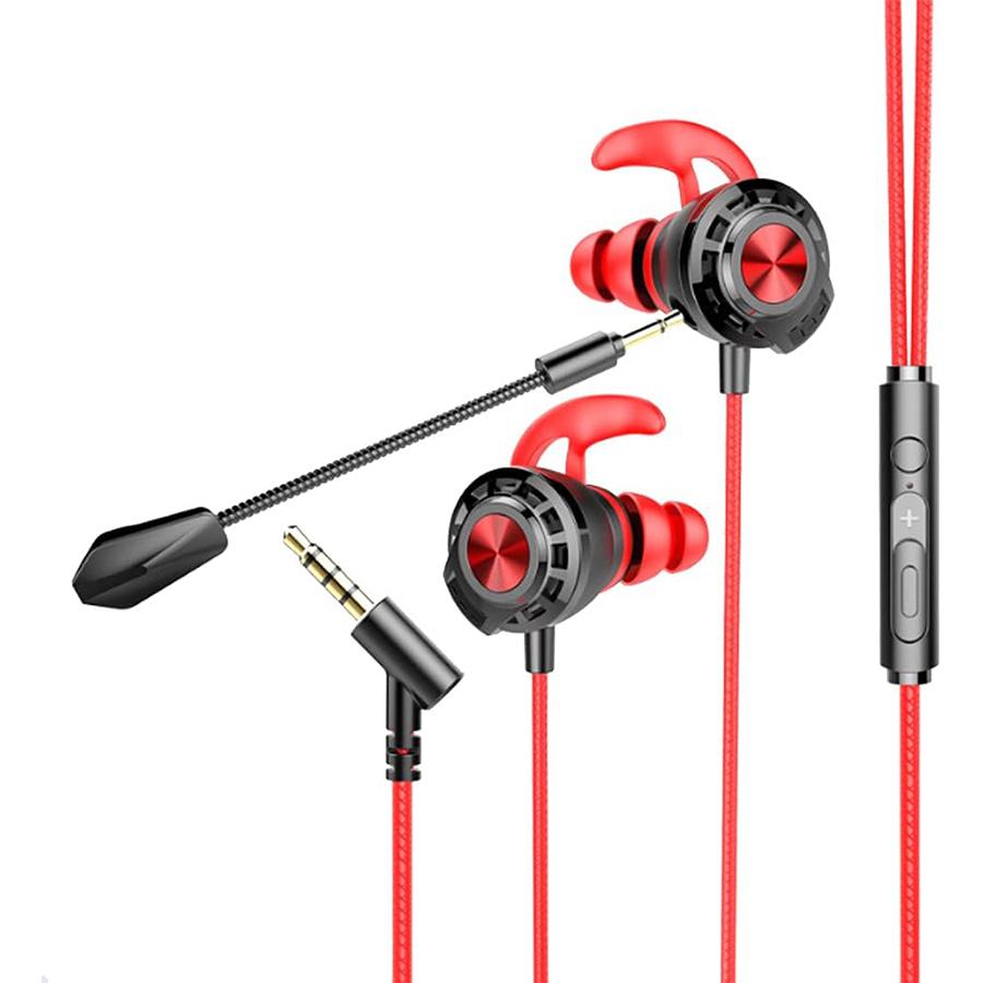 

Проводные игровые наушники с двойным микрофоном, игровые наушники-вкладыши с шумоподавлением, наушники с разъемом 3,5 мм