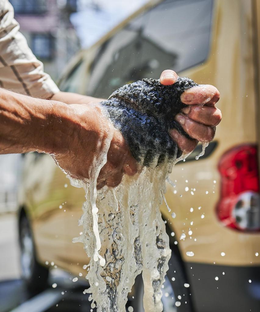 GORDON MILLER Super savá utěrka z mikrovlákna do myčky aut, velikost olivově šedá, 1766036 střední/M