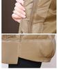 Women's 2024 Winter Korean Style Stand-Up Collar Plus Size Warm Down Jacket for Middle-Aged and Elderly