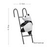 Resin Panda Climb Stairs Sculpture For Aquarium Landscaping And Promotional Gifts