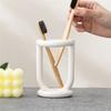 Toothbrush Holder Bathroom Shelving Toothpaste Holder Storage Rack Bathroom Product Shelf Desktop Storageholdera Durable