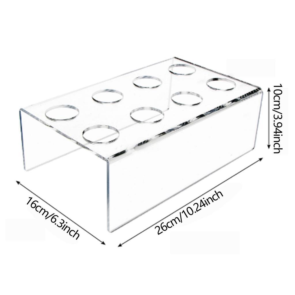 Transparent Acrylic Ice Cream Holder Kids Cake Candy Dispenser Stand for Wedding Party and Summer Picnic