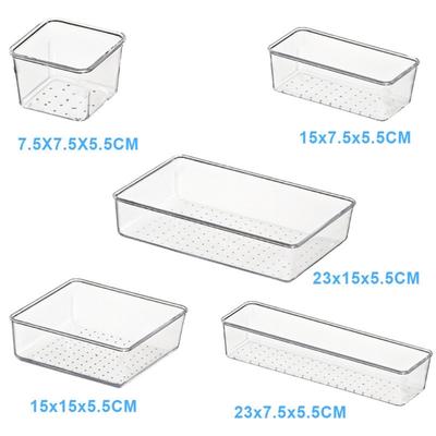 16/25 Pcs Kitchen Organiser Drawer Divider Drawer Organiser Dressing Table Organiser Make Up Organiser for Bedroom