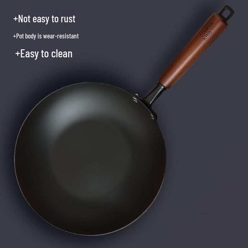 Chu Da Huang Extreme Iron Non-Coated Wok 32cm