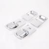 Glossy accessories chrome silver car side door handle bowl CUP cover trim for ALL-NEW Hyundai H-1 H1 Grand Starex 2018
