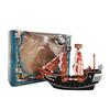 Childrens Kids Pirate Ship Pretend Toy Home Decoration Ornaments Safety Pirate Ship Model for Kids