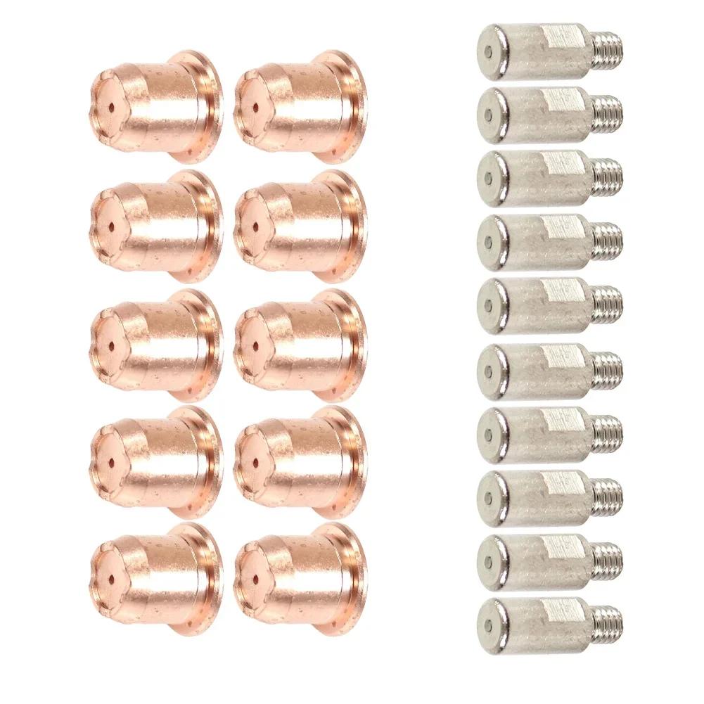 20pcs Plasma Electrode PR0105 Tip PR0102-10 For Trafi Met S45 25 Plasma Cutting Torch High Quality Welding Consumables