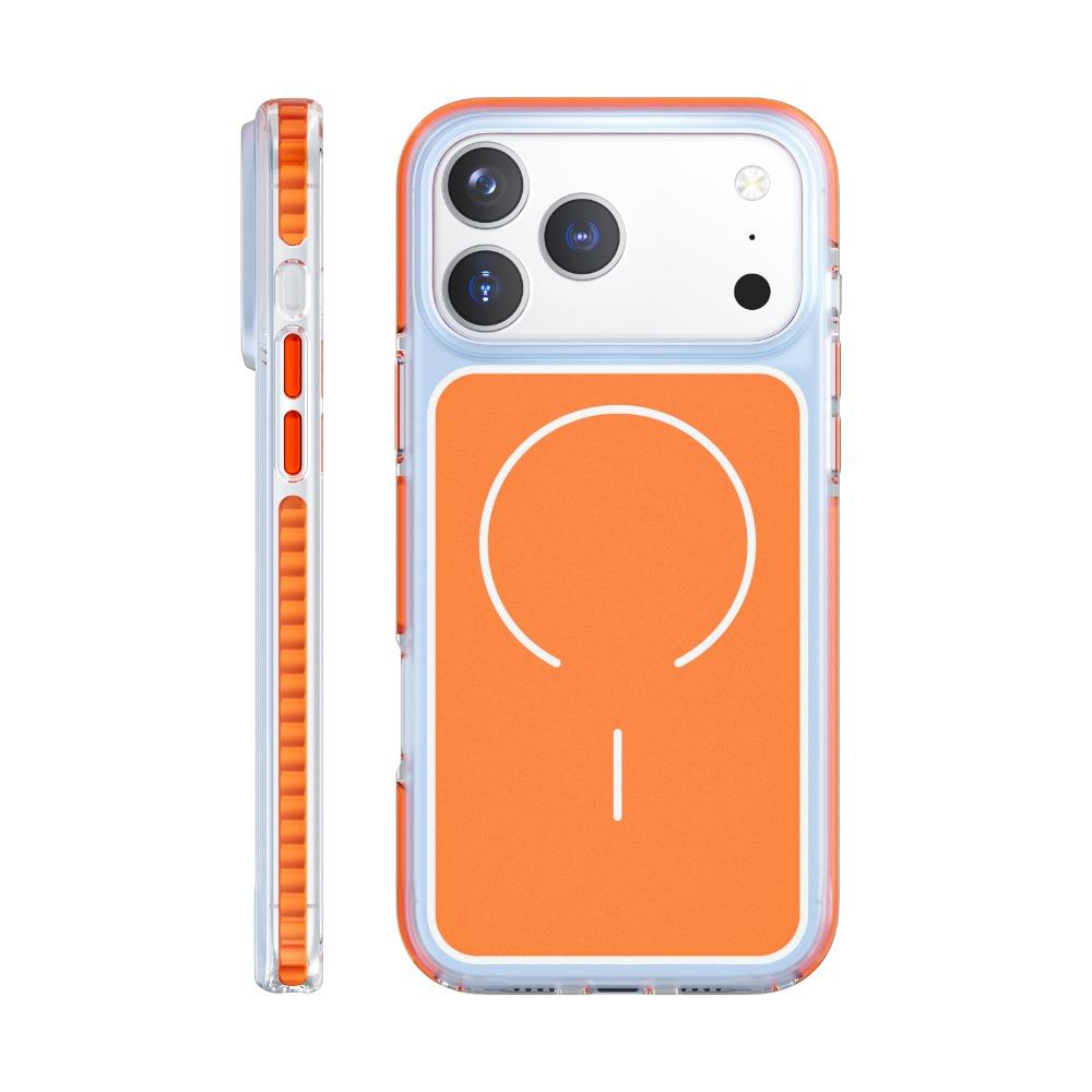 Original Color Military Grade Anti-Drop Clear Phone Case For IPhone 17 Pro Max For MagSafe Magnetic Charging Protection Cover
