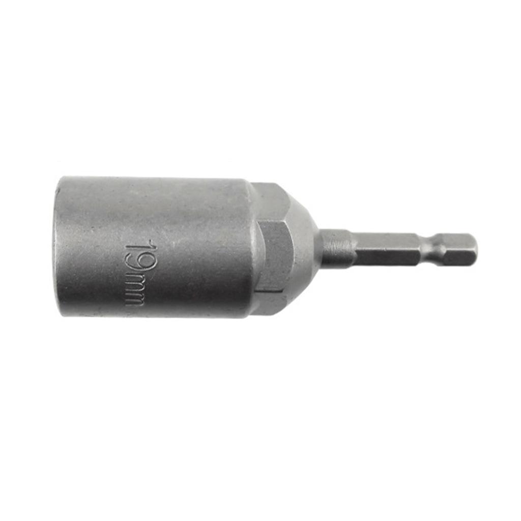 Sexkantshylsnyckelsats 5,5-19 mm Magnetisk Mutter Skruvmejseladapter för Borrmaskin och Pneumatiskt Verktyg Effektiv Skruvinstallation