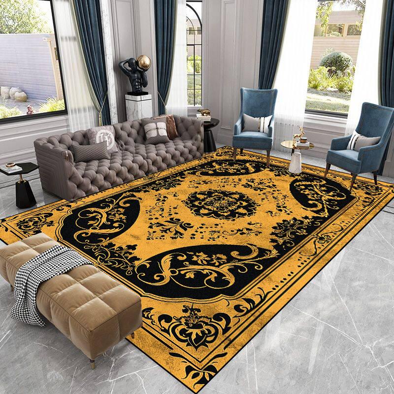 Luxury Persian Style Carpet Living Room Decoration Home Lint-free Rugs Large Bedroom Anti-slip Floor Mat Customized Lounge Rug