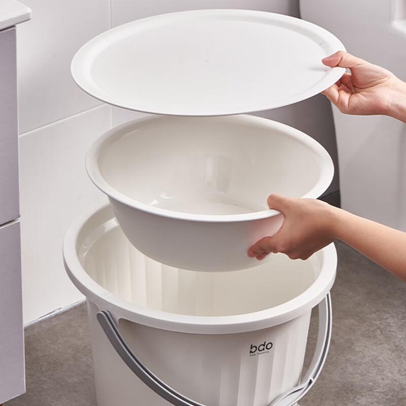 Thickened Plastic Multi-Purpose Bucket with Lid