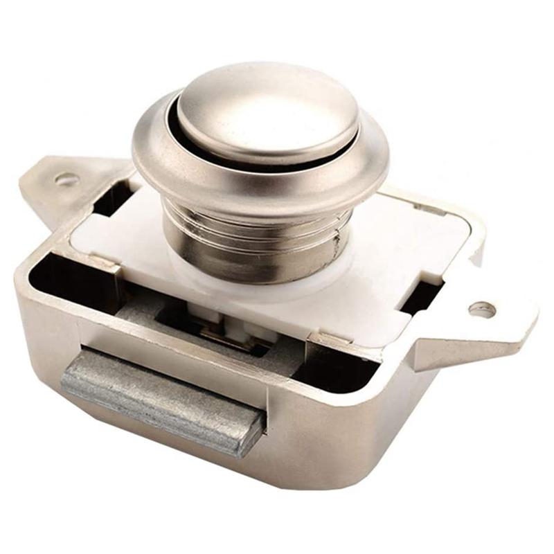 Mini Druckknopf Schrank Türgriff und Fang ersetzt für Caravan RV Mini Druckknopf Schrank Türgriff und Fang ersetzt für Caravan RV