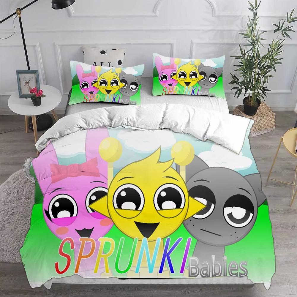 3D Printed Game Duvet Cover Set Queen King Size Kids Bedding Set 3 Piece Set With 2 Pillowcases For Children Adult Bedroom Decor
