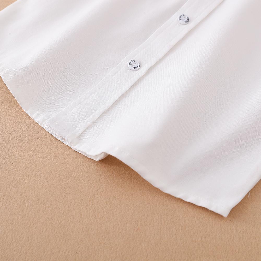 Jungen Schuluniform Hemden Langarm Frühling Herbst Umlegekragen Kinder Tops für Schulkinder